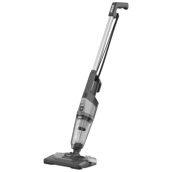 مكنسة أرشيا 4 في 1 مع ممسحة (أسود) - فلتر هيبا بقوة 1000 واط، منظف أرضيات متعدد الأسطح خفيف الوزن، للاستخدام الجاف والرطب، سهلة التركيب